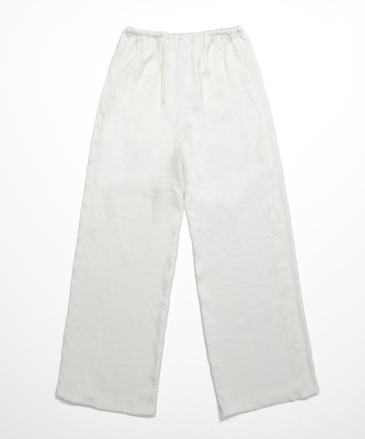 얼디르(EOLTR) Satin Piping Banding Pants, White