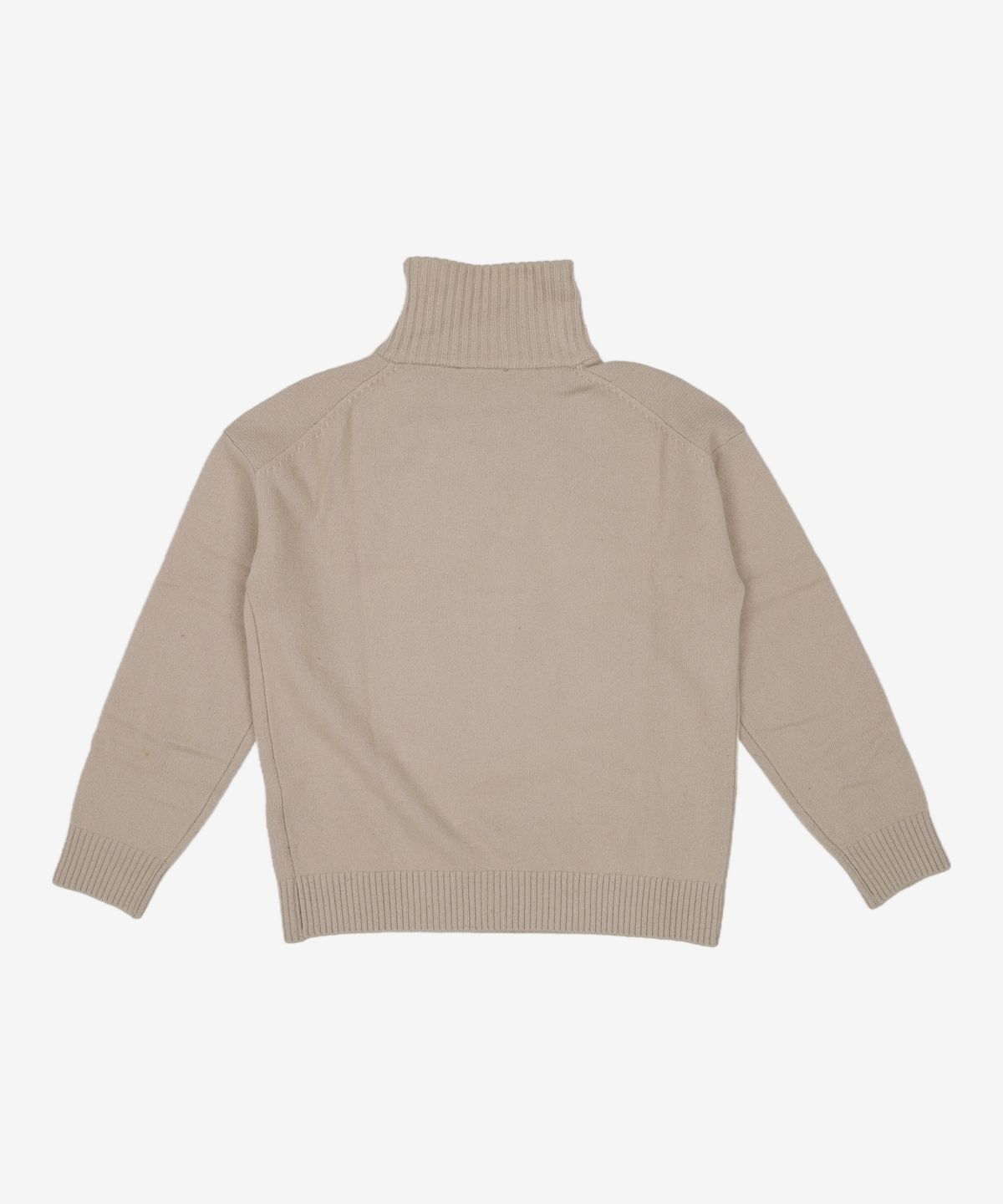 인사일런스(INSILENCE) 슬릿 하이넥 니트 GREY BEIGE M
