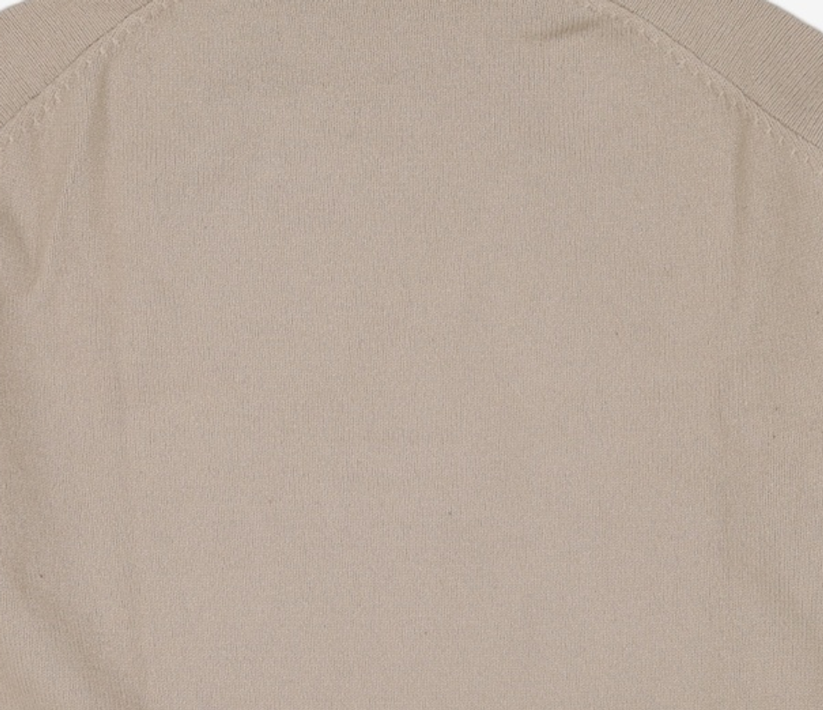 인사일런스(INSILENCE) 슬릿 하이넥 니트 GREY BEIGE M