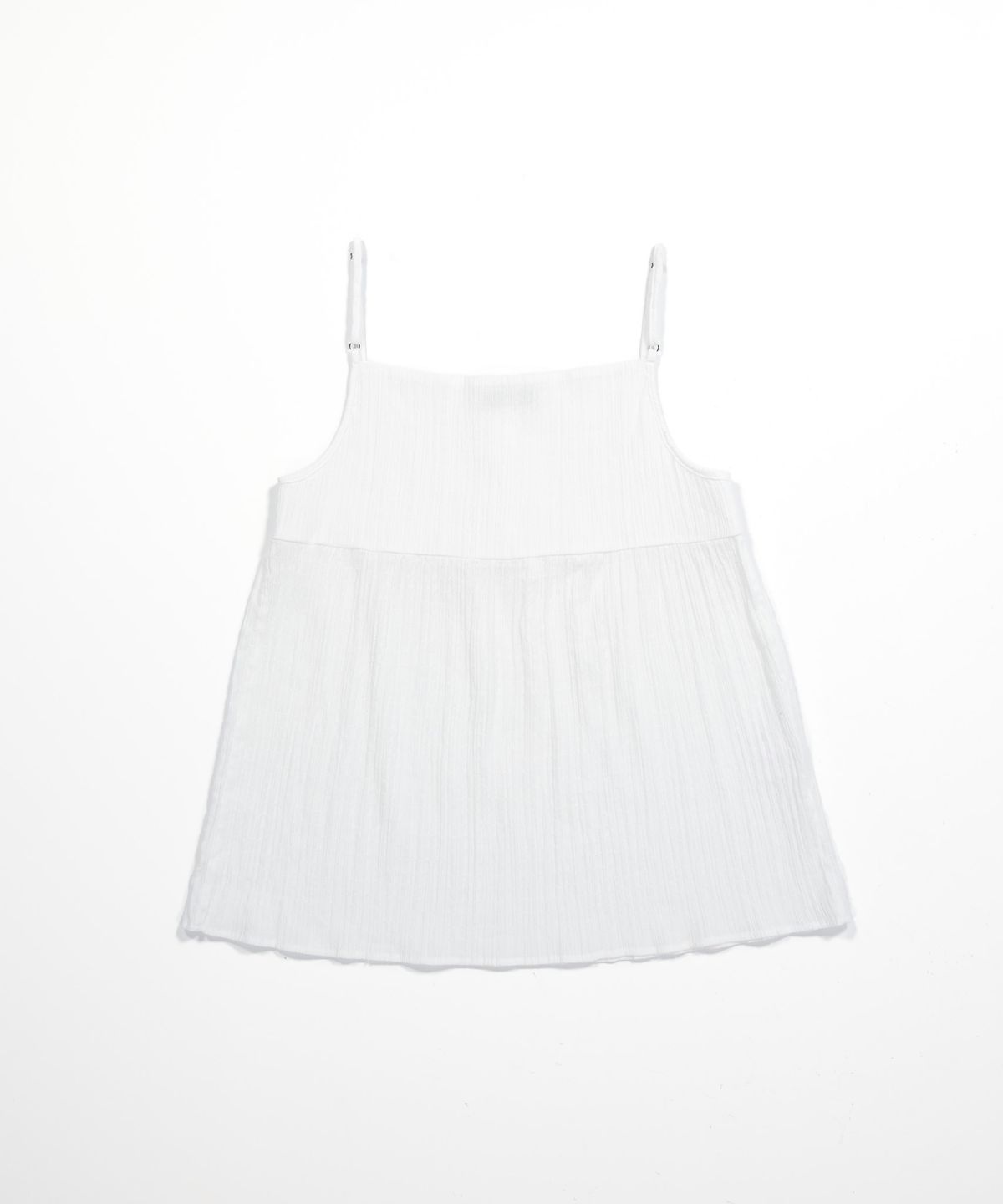 얼디르(EOLTR) Structured Sleeveless Top, White