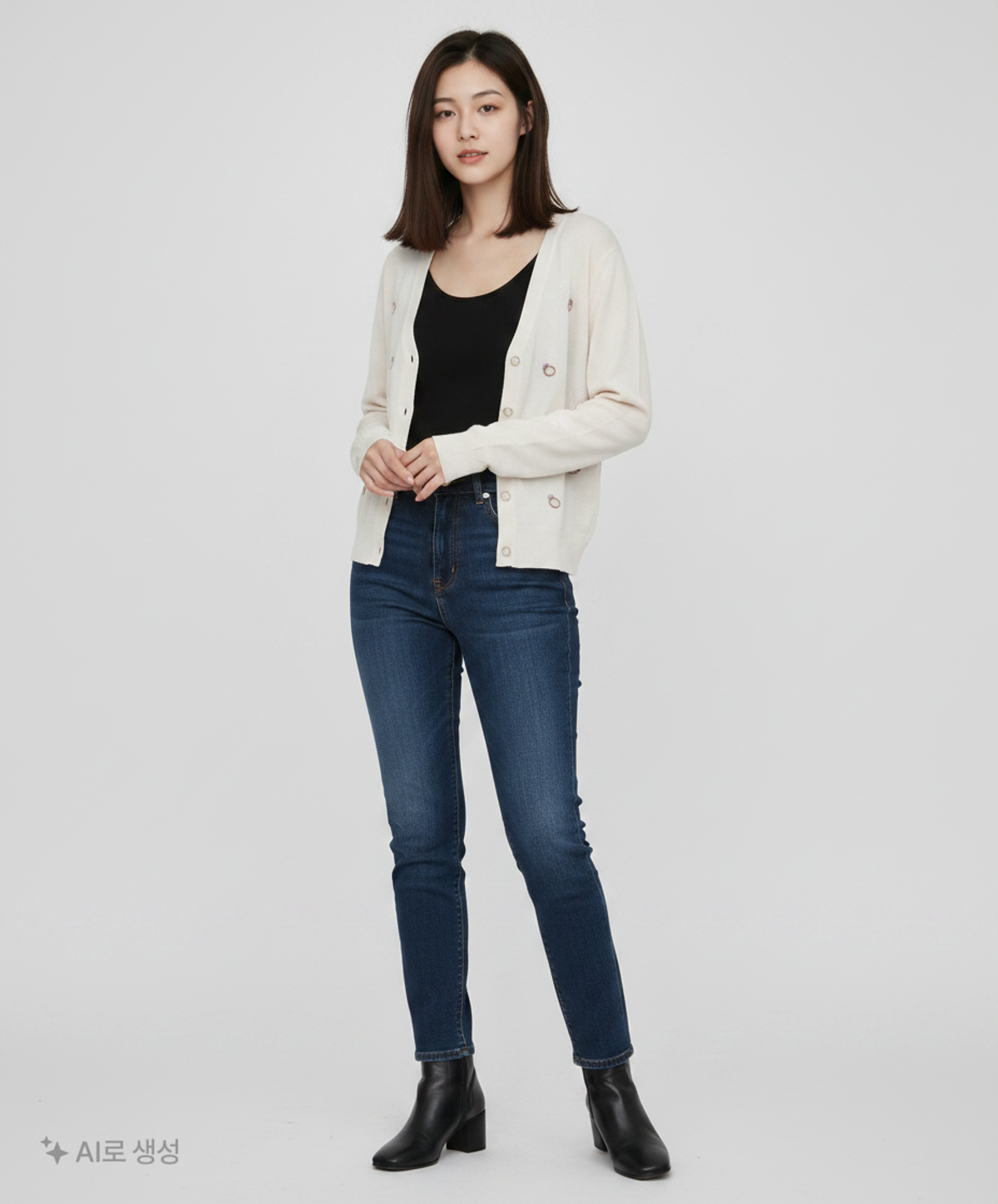멜로디가든(MELODY GARDEN) 카디건 90