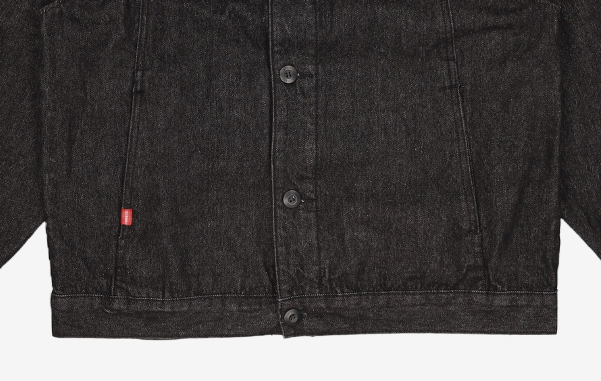 꼬모니노즈(COMONINOZ) DENIM TRUCKER JACKET [3 COLOR] L