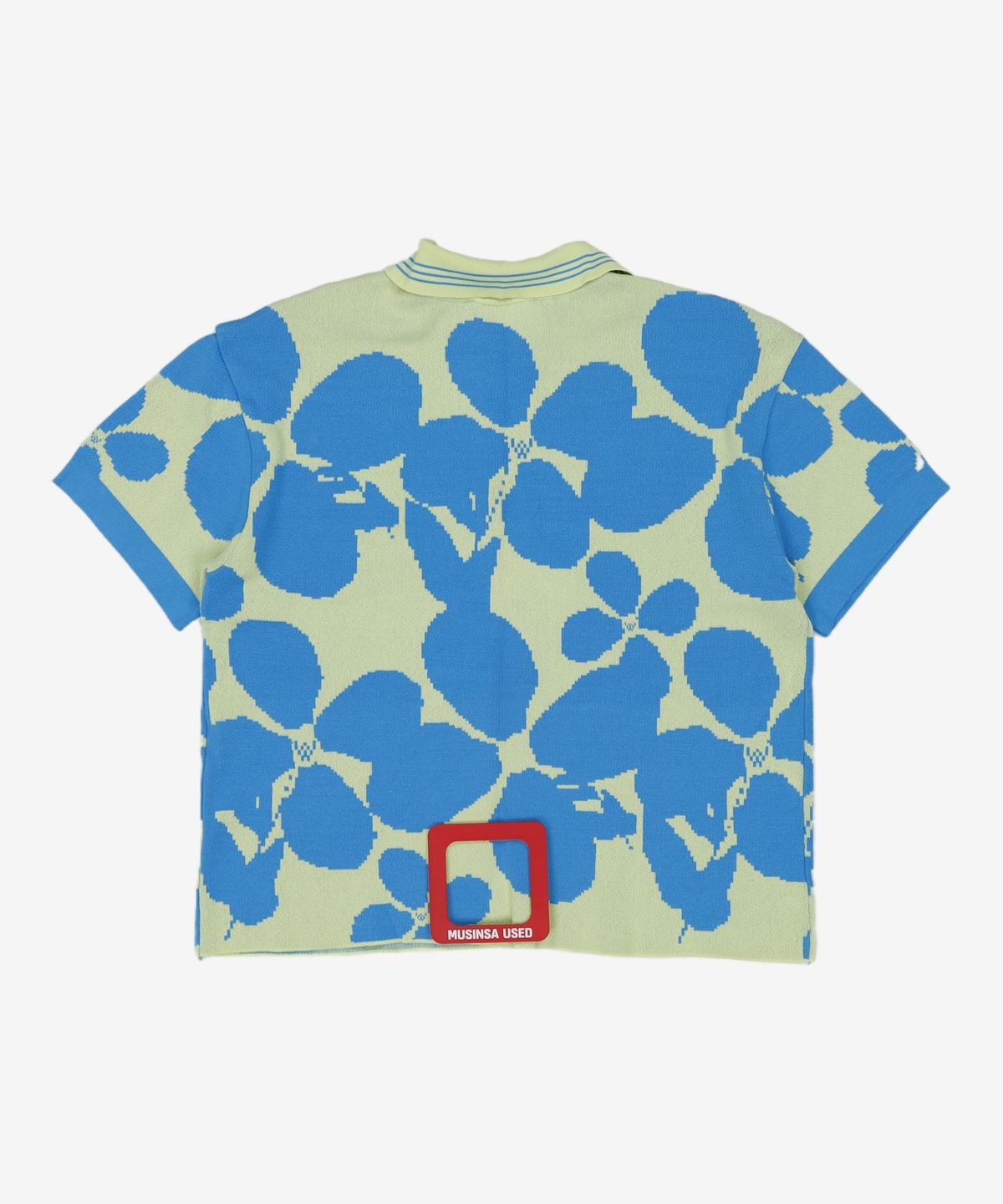 분더캄머(WNDERKAMMER) Jacquard knit top_green(자카드 니트 탑_그린) M