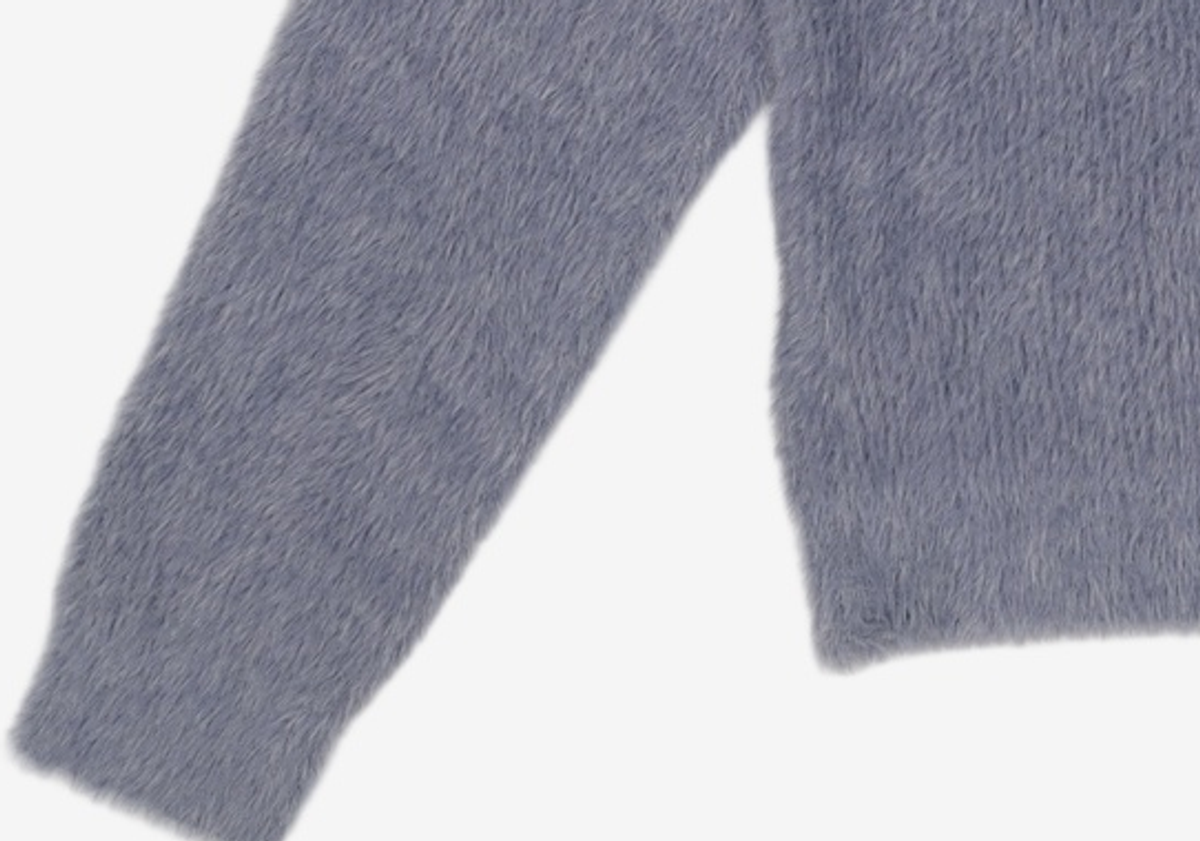 노매뉴얼(NOMANUAL) (시그니처종료)CROPPED HAIRY KNIT - 5 COLOR 100