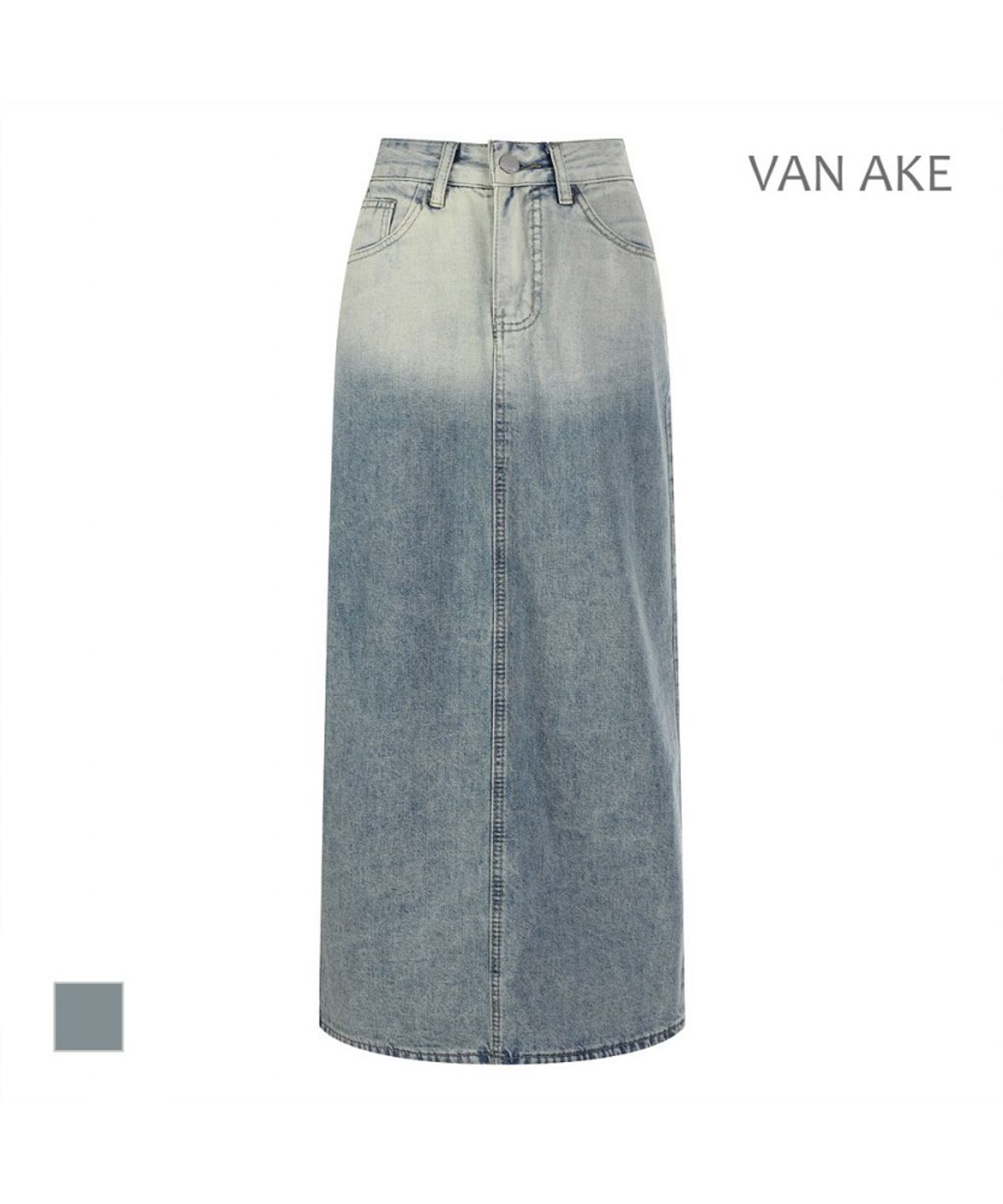 반에이크(VANAKE) 그라데이션 데님스커트_VB45DKUG02Z