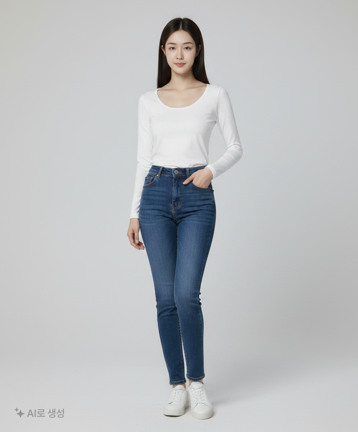 무신사 스탠다드(MUSINSA STANDARD) 긴소매 티셔츠 S