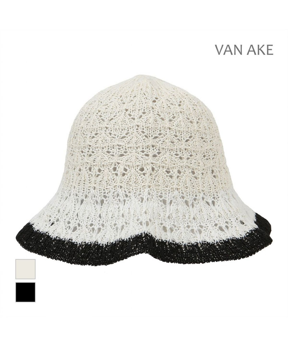 반에이크(VANAKE) 챙배색 포인트 니트햇_VB46AMQ304Z