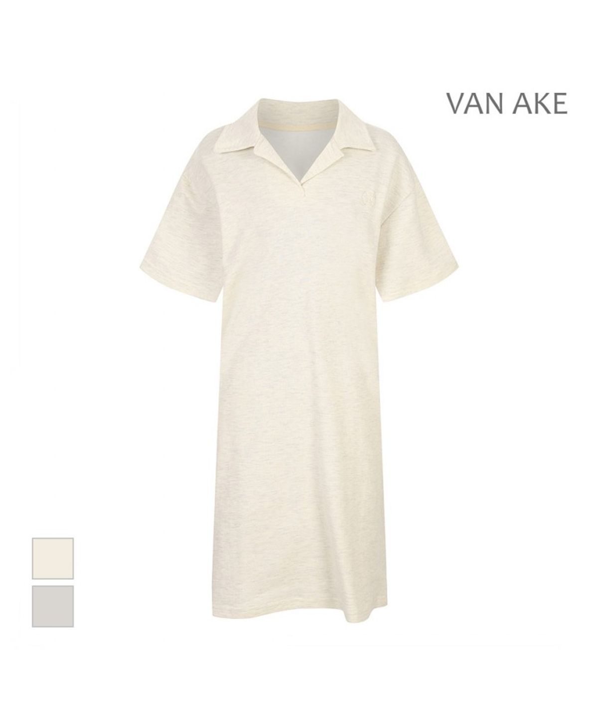 반에이크(VANAKE) 오픈칼 반팔원피스_VB46OPUP01Z