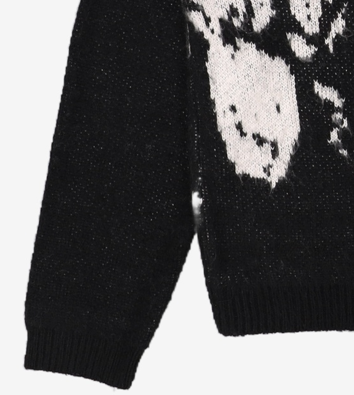 노매뉴얼(NOMANUAL) PPS HAIRY CARDIGAN - BLACK M