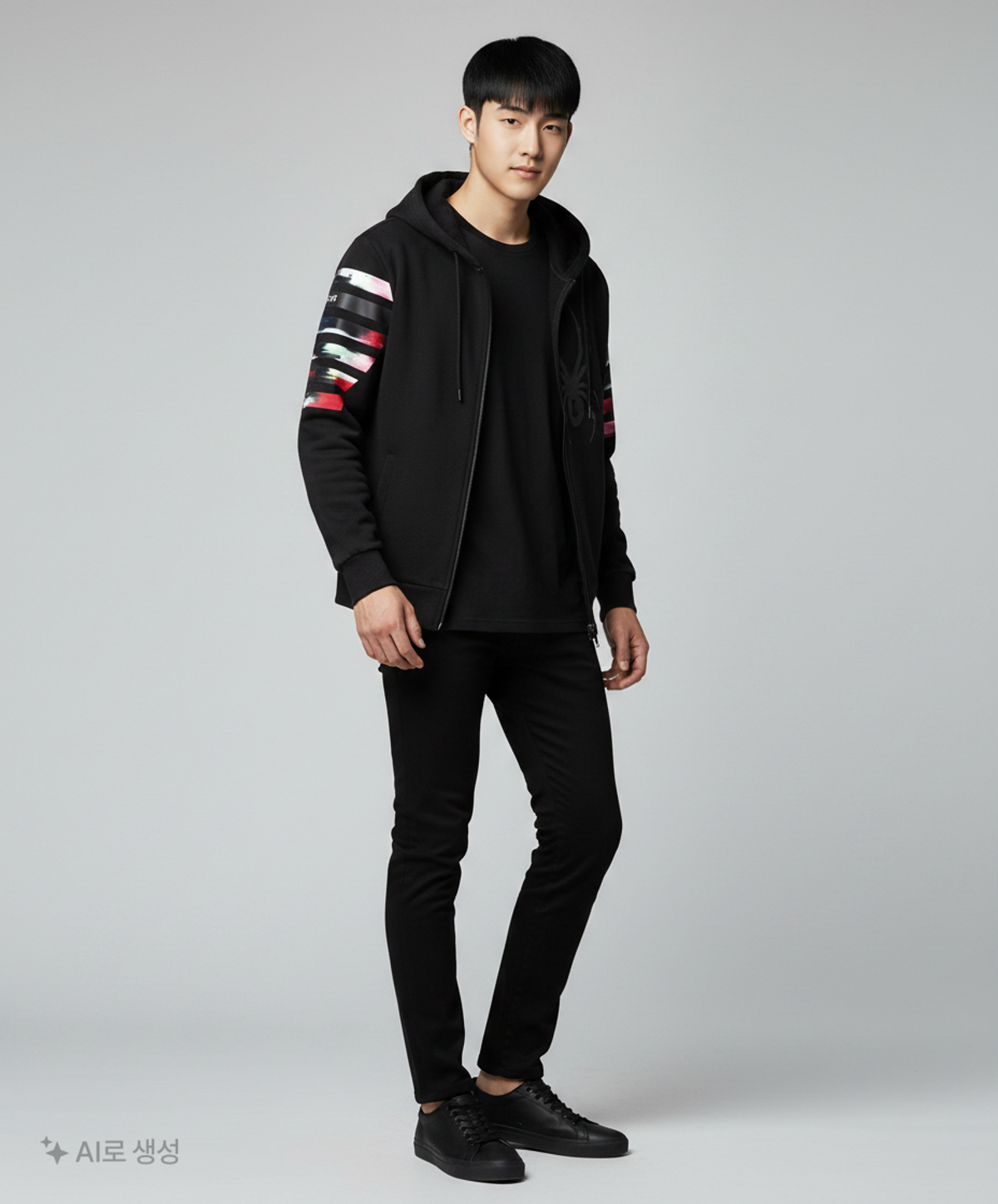 스파이더(SPYDER) 후드 티셔츠 L
