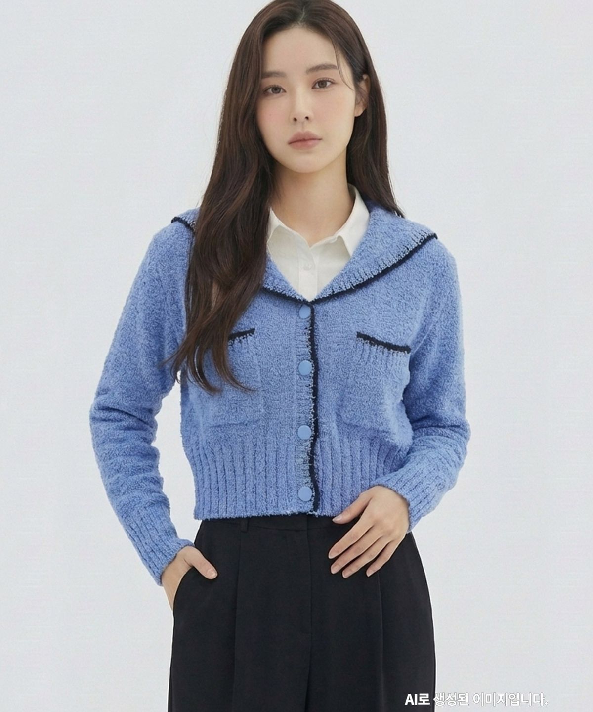 반에이크(VANAKE) 세라카라 니트가디건_VB33KCUV02Z