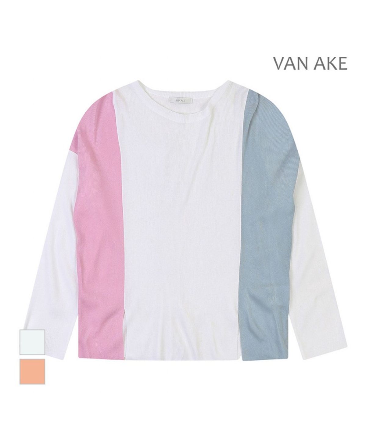 반에이크(VANAKE) 컬러 블록배색 니트_VB25KTQ314Z
