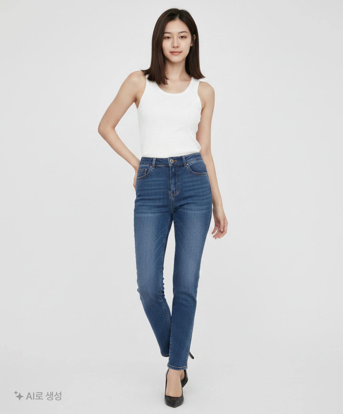 체이스컬트(CHASECULT) 여성 히든 밴딩 중청 컴포트 팬츠-JEZG2308B04 70