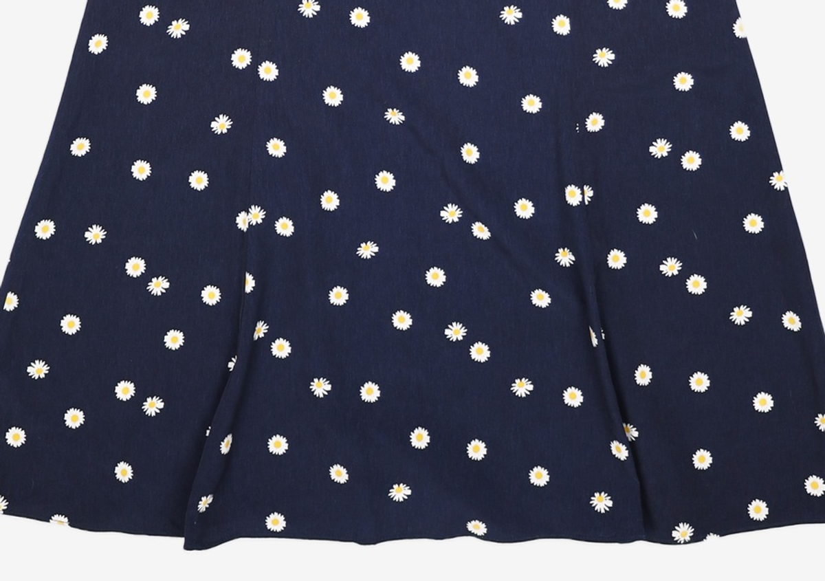 살롱 드 욘(SALON DE YOHN) Ribbon Point Mermaid Dress_ Navy S