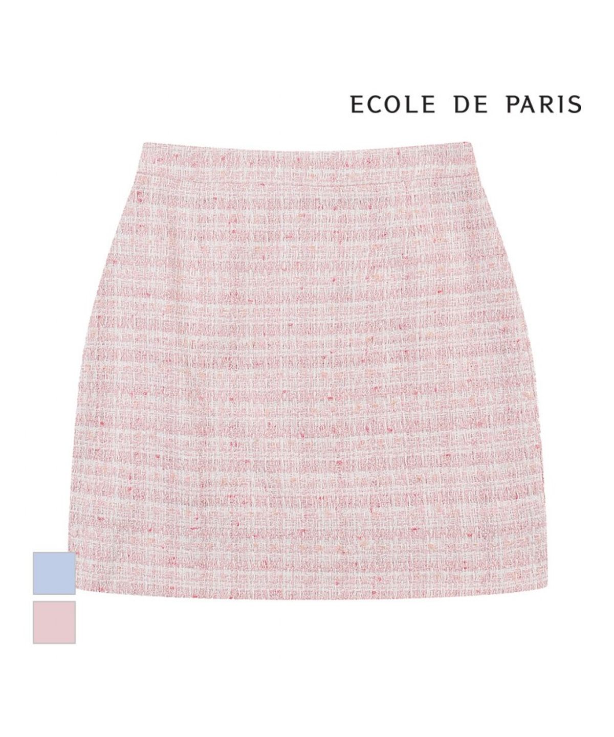 에꼴드파리(ECOLEDEPARIS) 트위드디자인 스커트_RB33WSAE13Z