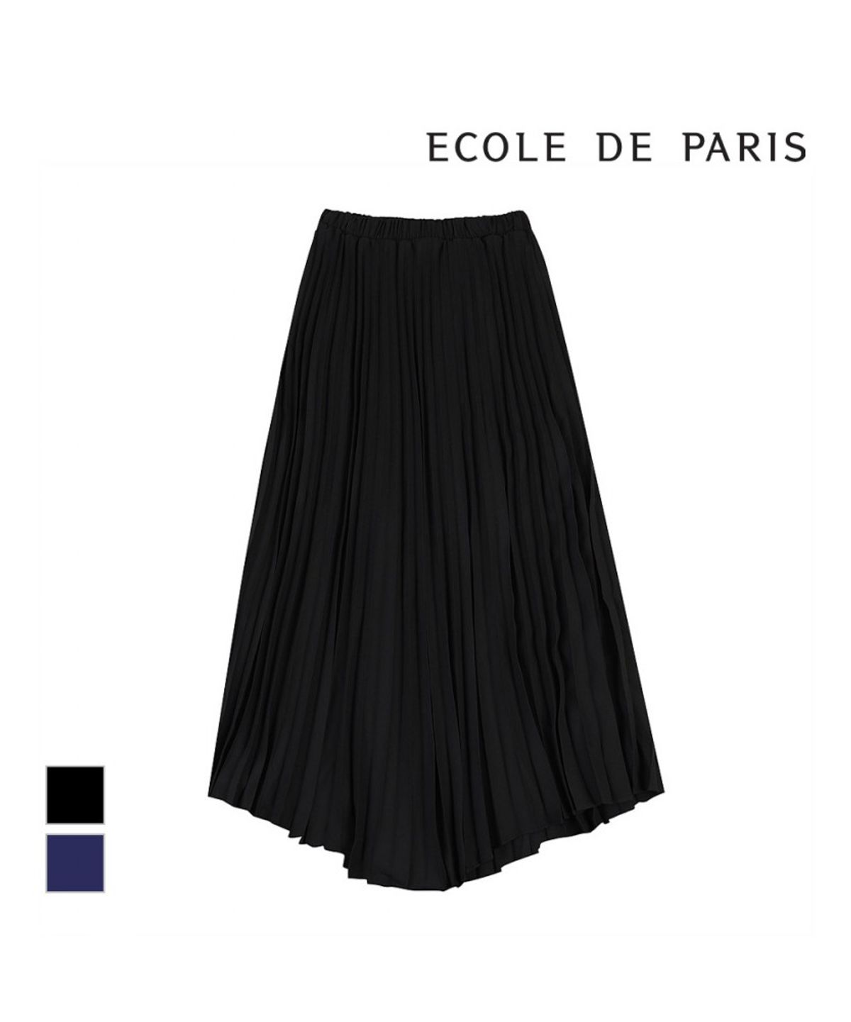 에꼴드파리(ECOLEDEPARIS) 플리츠 주름 스커트_RB34WSBZ65Z