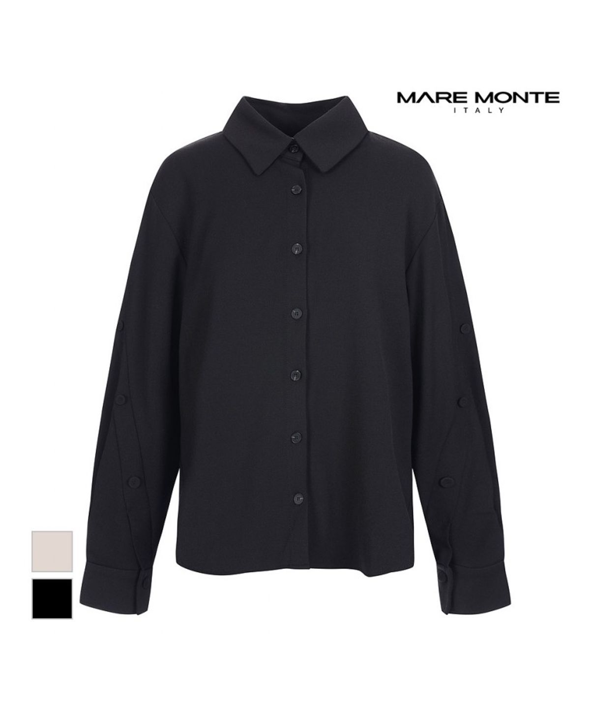 마레몬떼(MAREMONTE) 볼륨소매 블라우스_M231MBL01S0