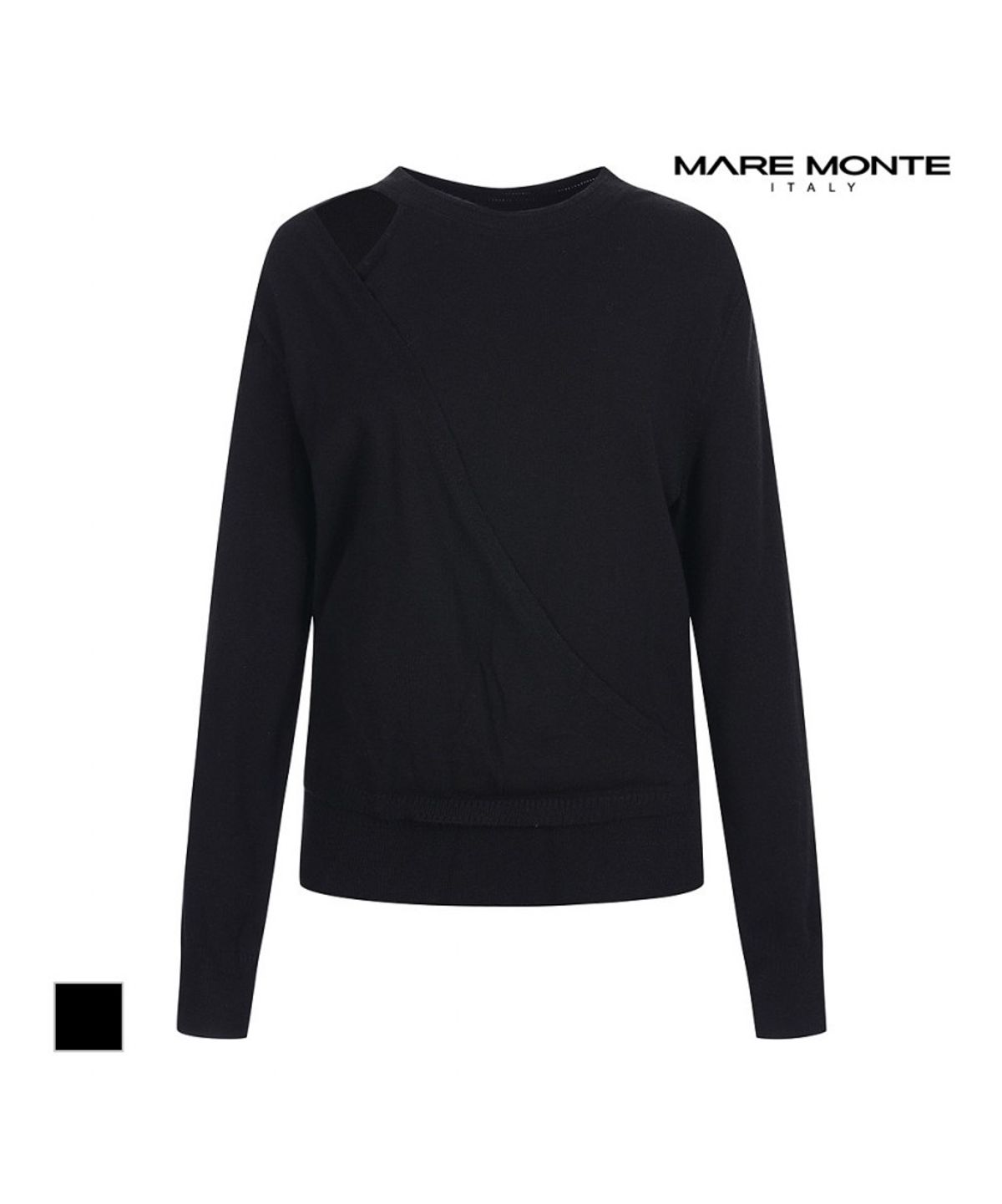 마레몬떼(MAREMONTE) 트임디자인 니트_M231MKT03P0