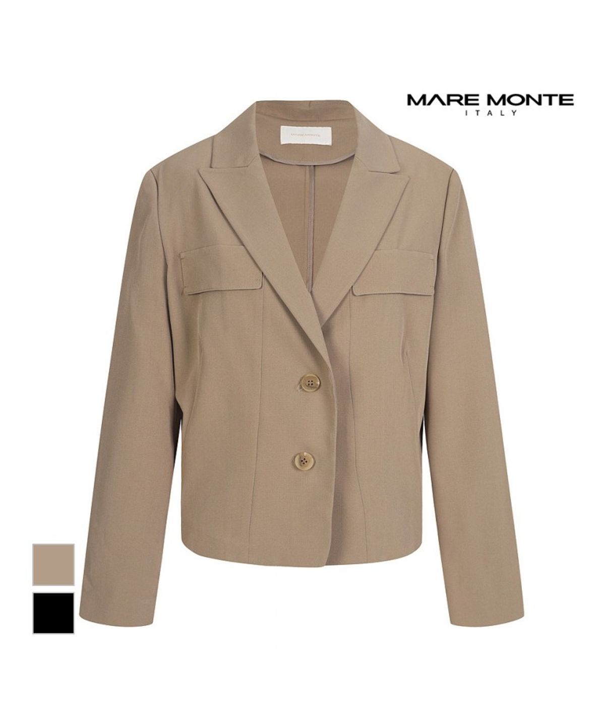 마레몬떼(MAREMONTE) 투버튼 테일러드 자켓_M233MJK07S0