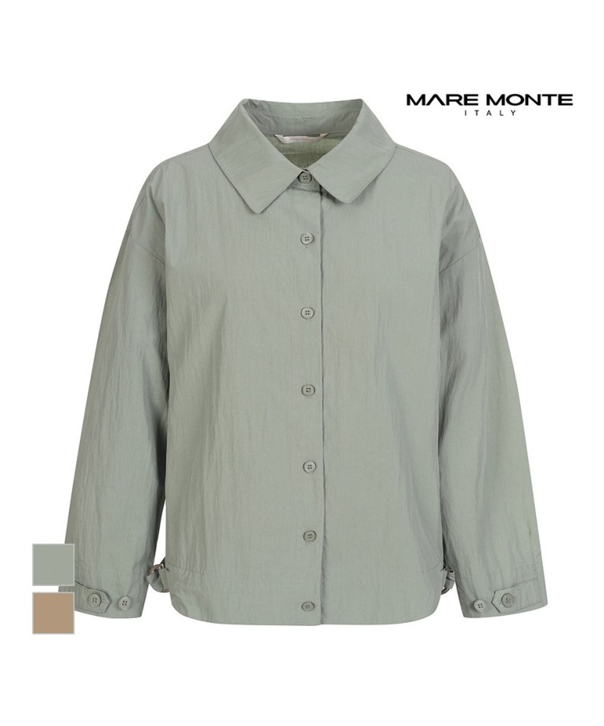 마레몬떼(MAREMONTE) 셔츠형 루즈핏자켓_M233MJK08M0
