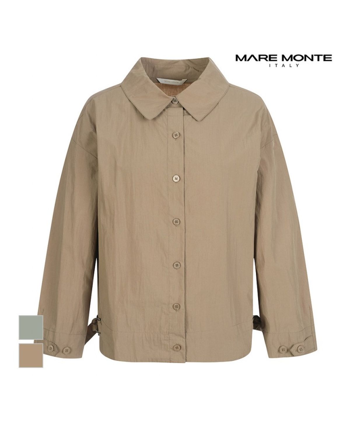마레몬떼(MAREMONTE) 셔츠형 루즈핏자켓_M233MJK08M0