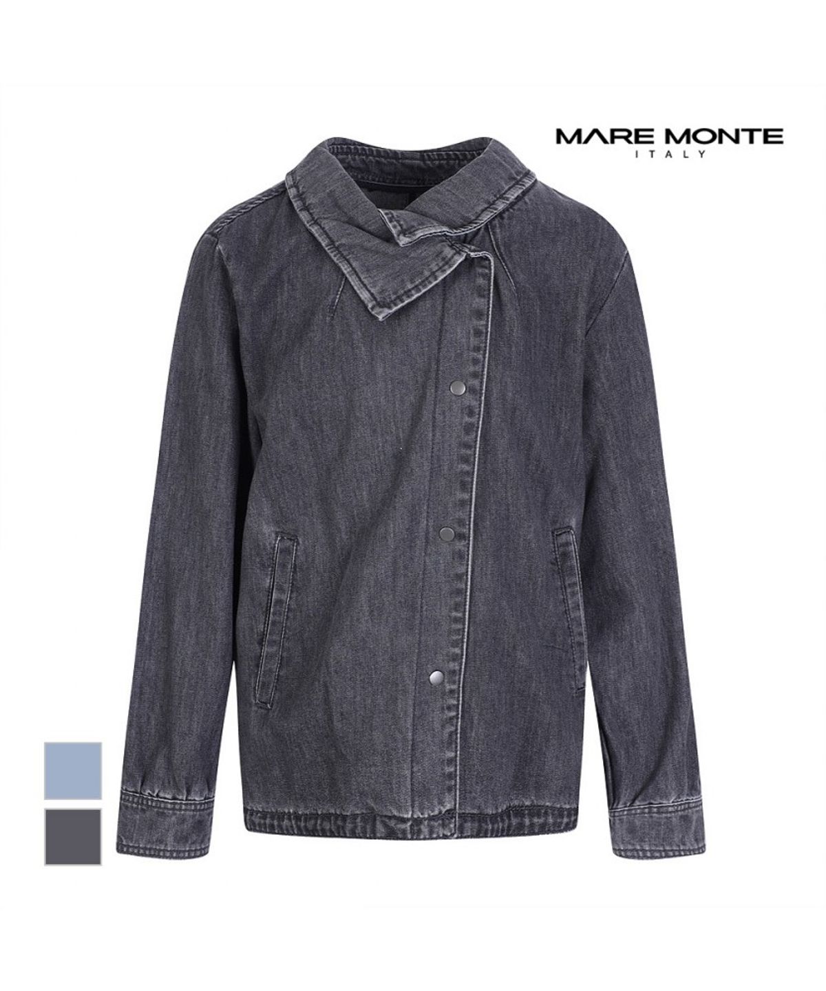 마레몬떼(MAREMONTE) 언발기장 데님 자켓 _M222MJK04P0