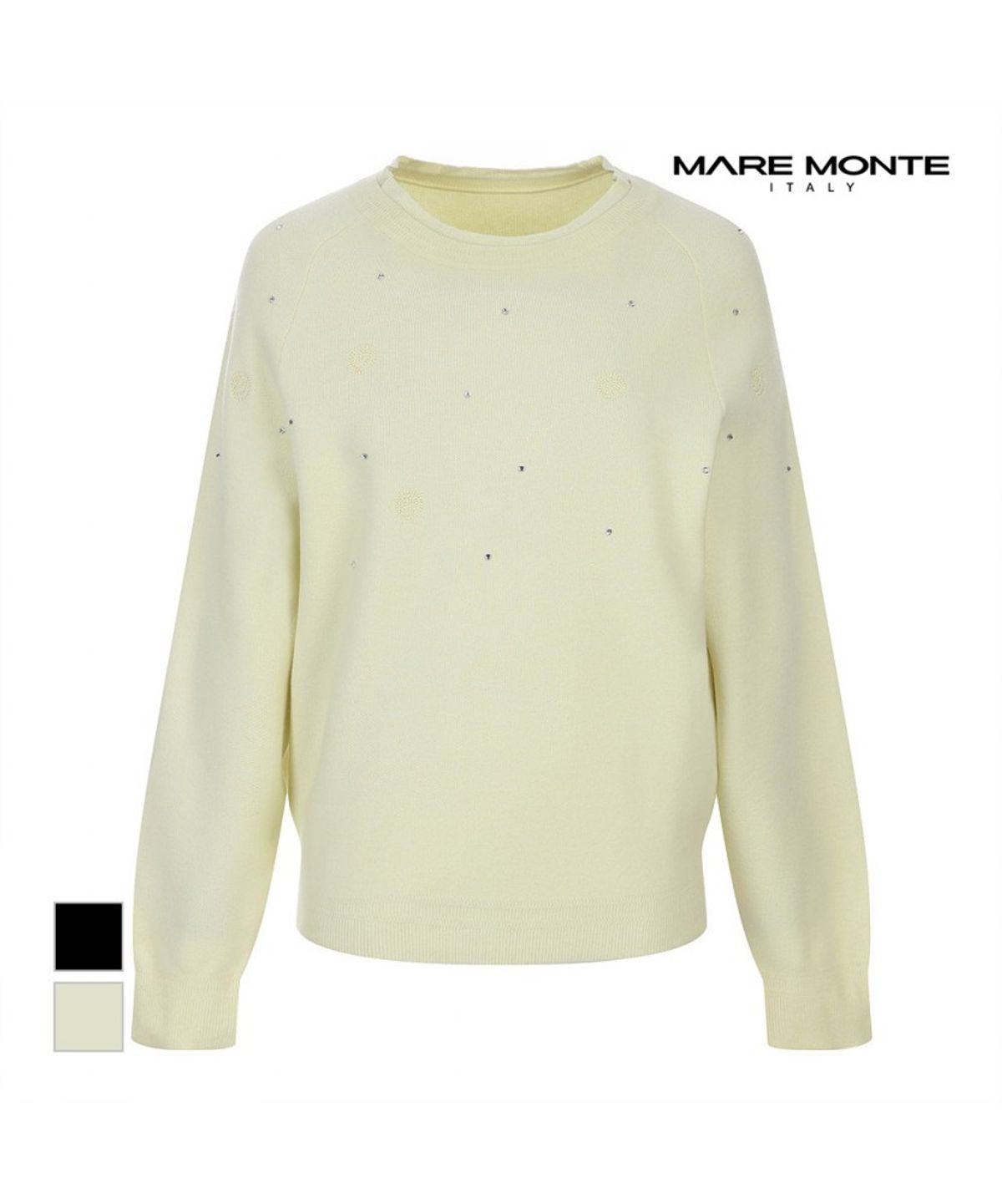마레몬떼(MAREMONTE) 큐빅포인트 니트_M241MKT03P0