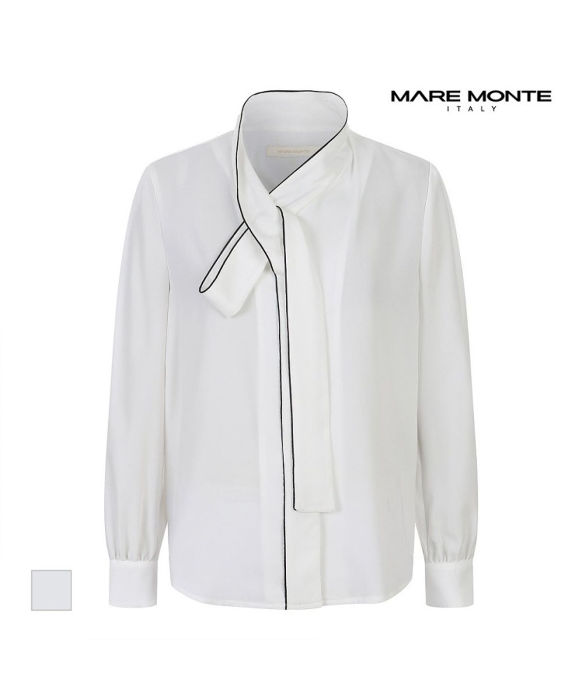 마레몬떼(MAREMONTE) 스카프넥 블라우스_M242MBL13S0
