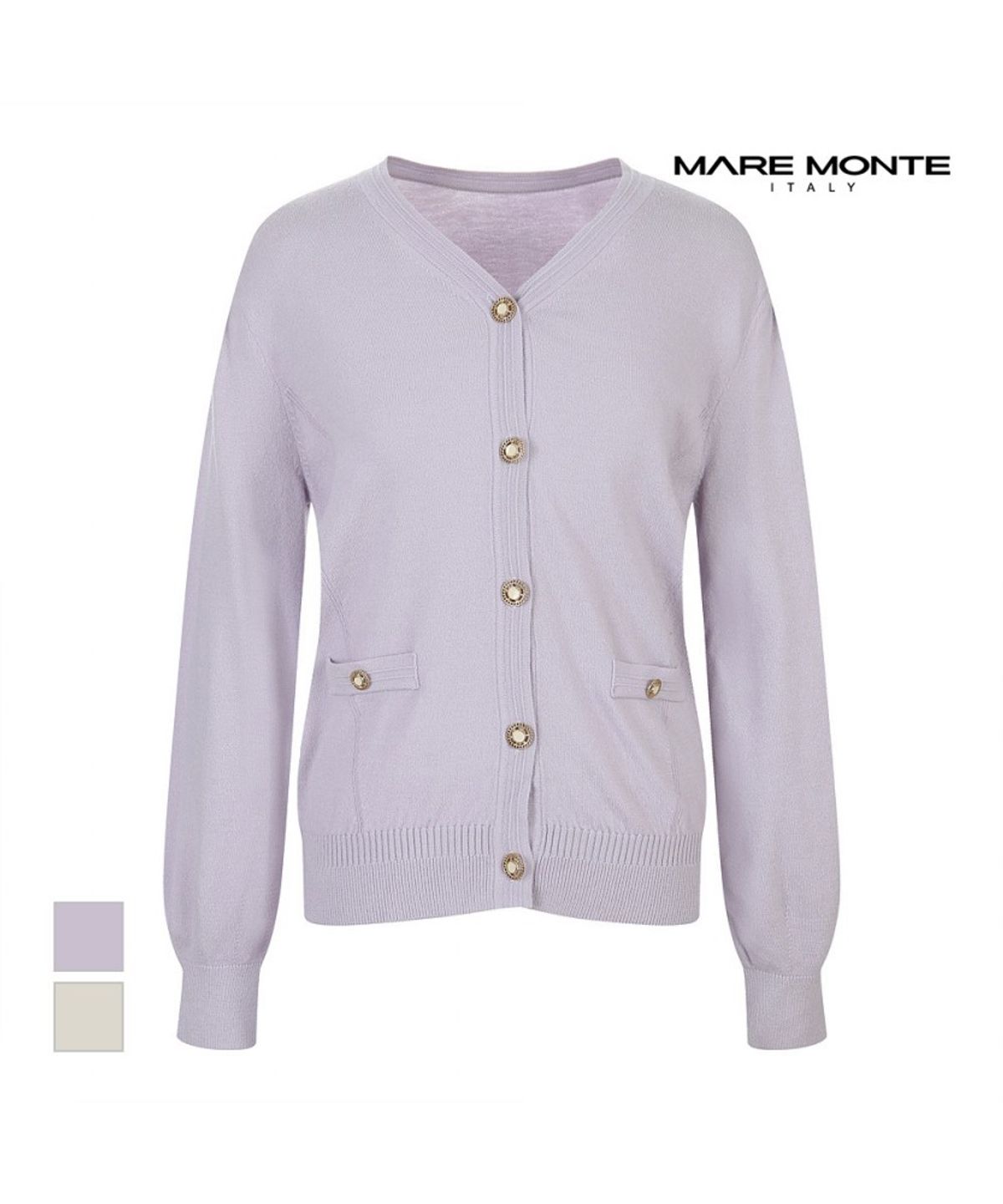 마레몬떼(MAREMONTE) 버튼포인트 니트가디건_M243MKC18B0
