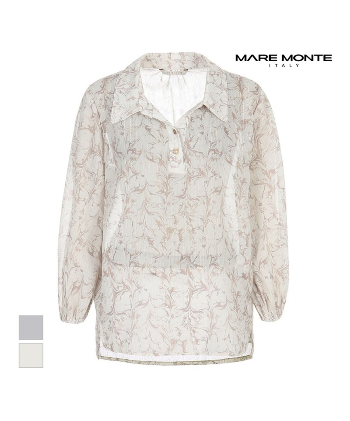 마레몬떼(MAREMONTE) 여성프린트 블라우스_M216MBL65S0