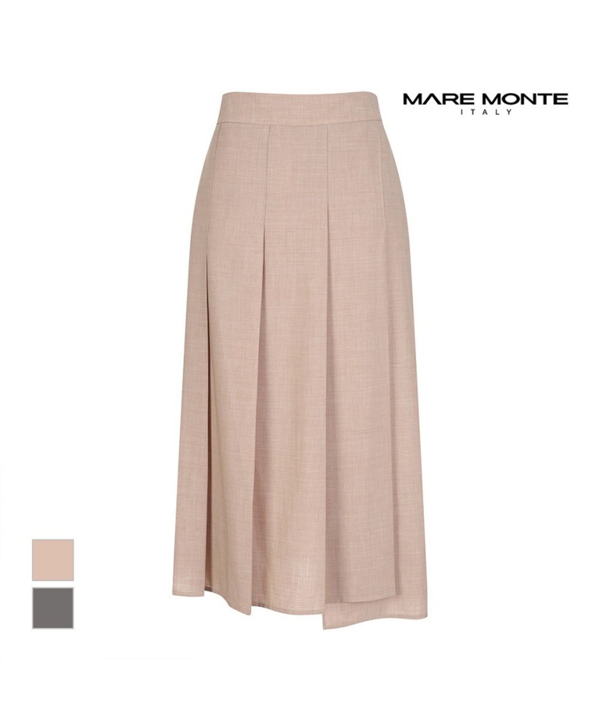 마레몬떼(MAREMONTE) 주름디자인 롱 스커트_M235MSK21S0
