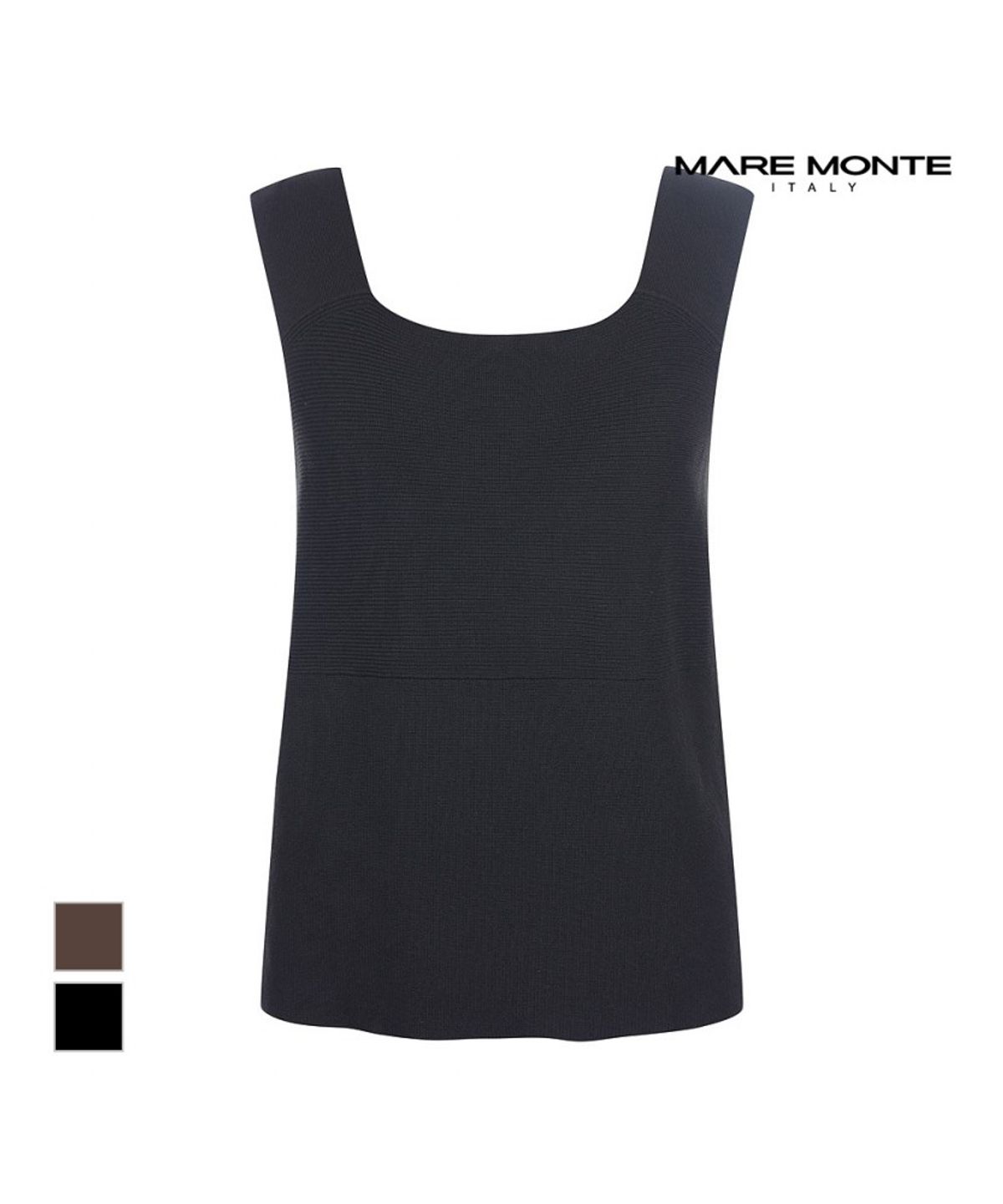 마레몬떼(MAREMONTE) 스퀘어넥 민소매 니트_M235MKT23P0