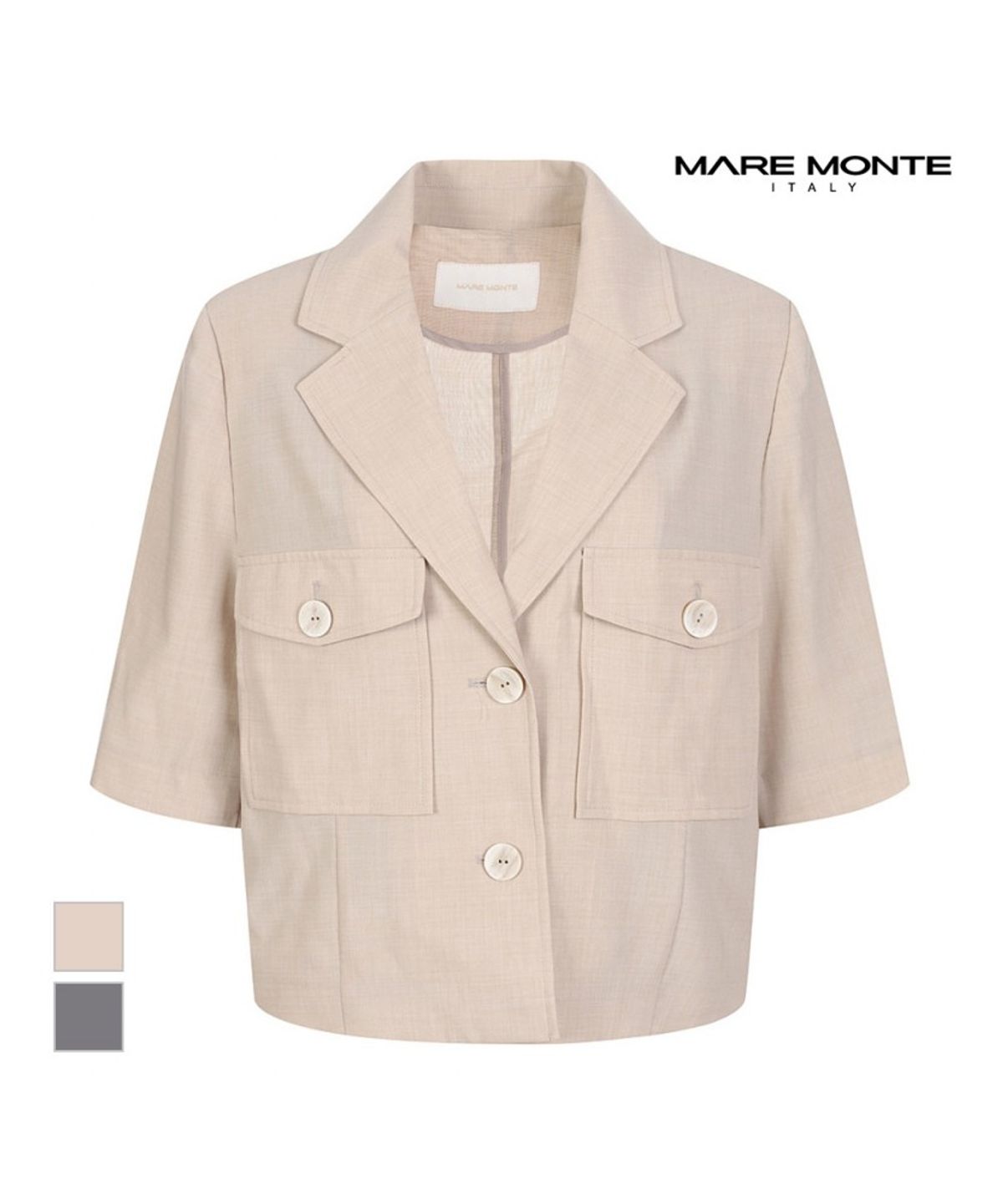 마레몬떼(MAREMONTE) 빅포켓디자인 자켓_M235MJK27S0