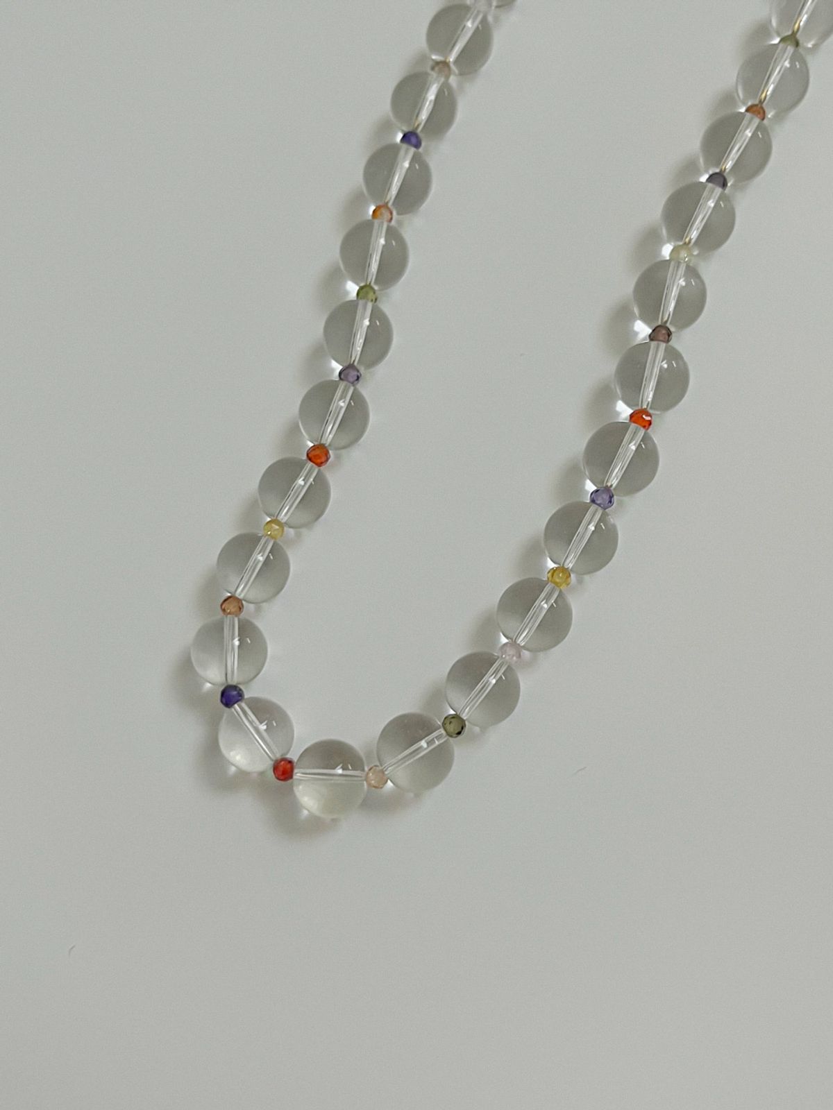 소수(SOSOO) Multi Beads Quartz Necklace