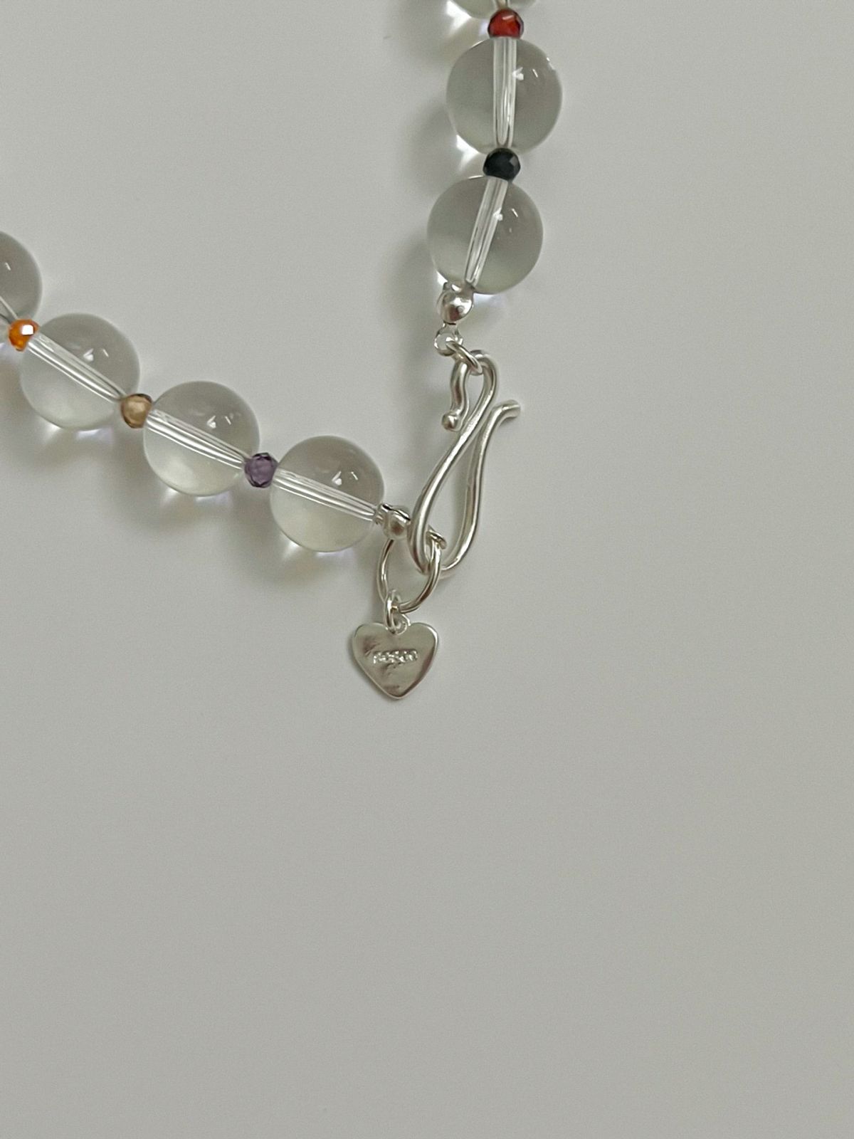 소수(SOSOO) Multi Beads Quartz Necklace