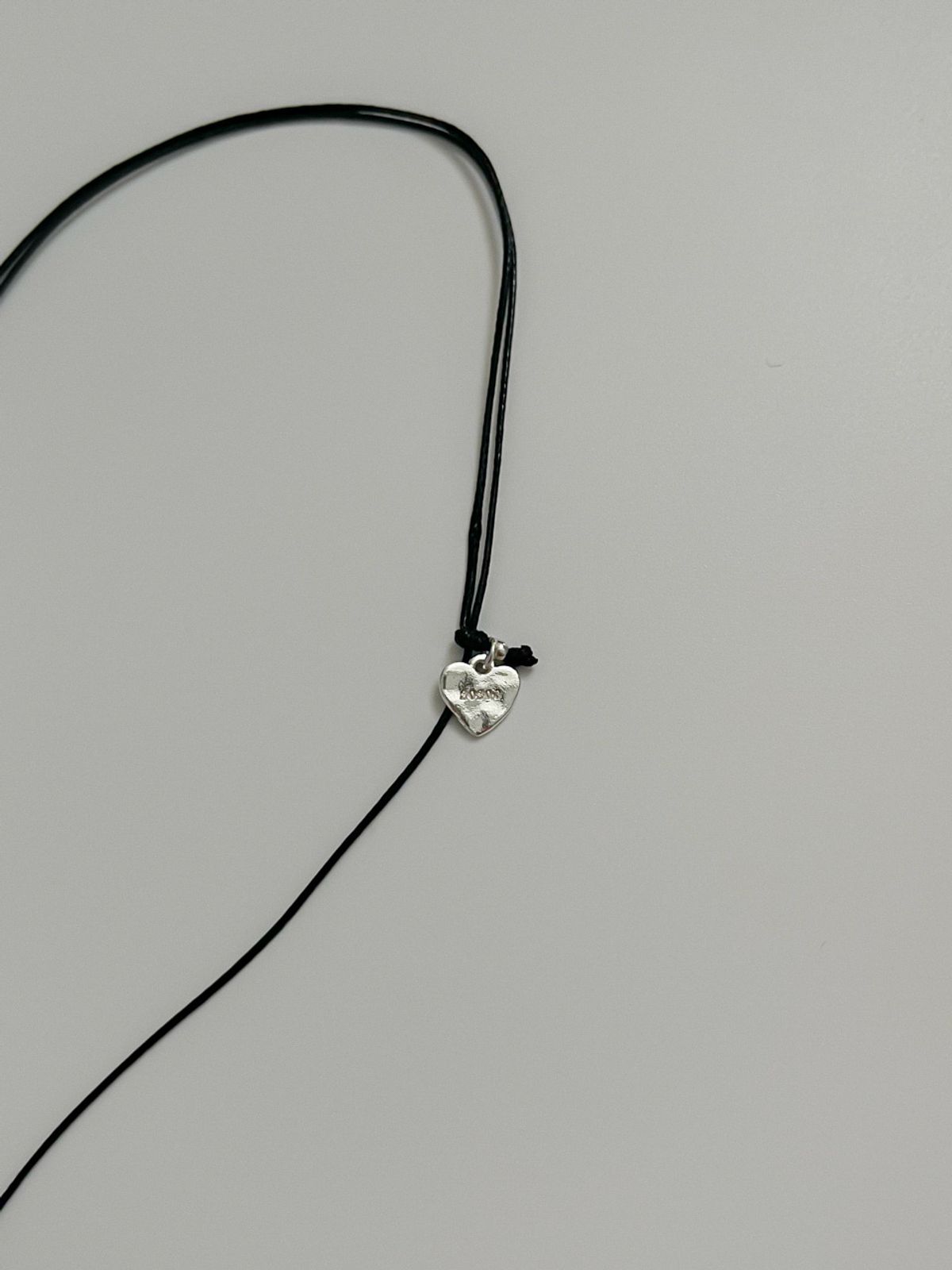 소수(SOSOO) Point White Quartz Rope Necklace