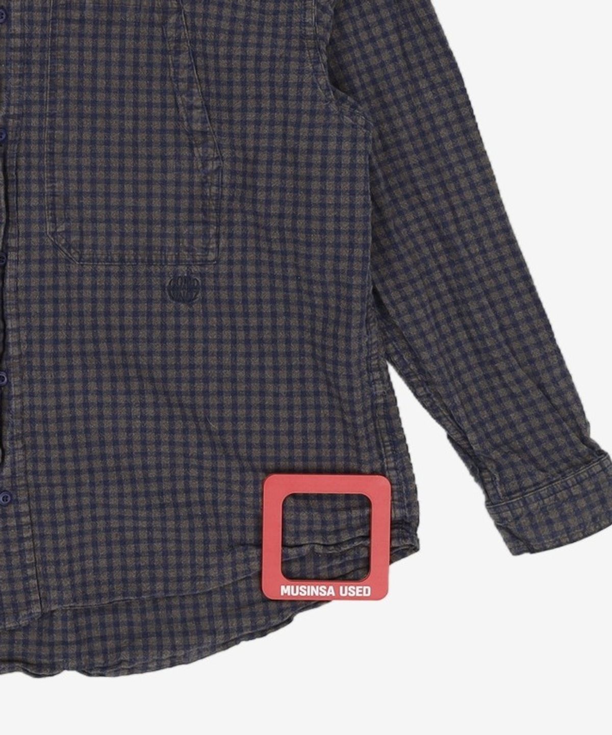 꼬모니노즈(COMONINOZ) NOZ COTTON SHIRT [CHECK] L