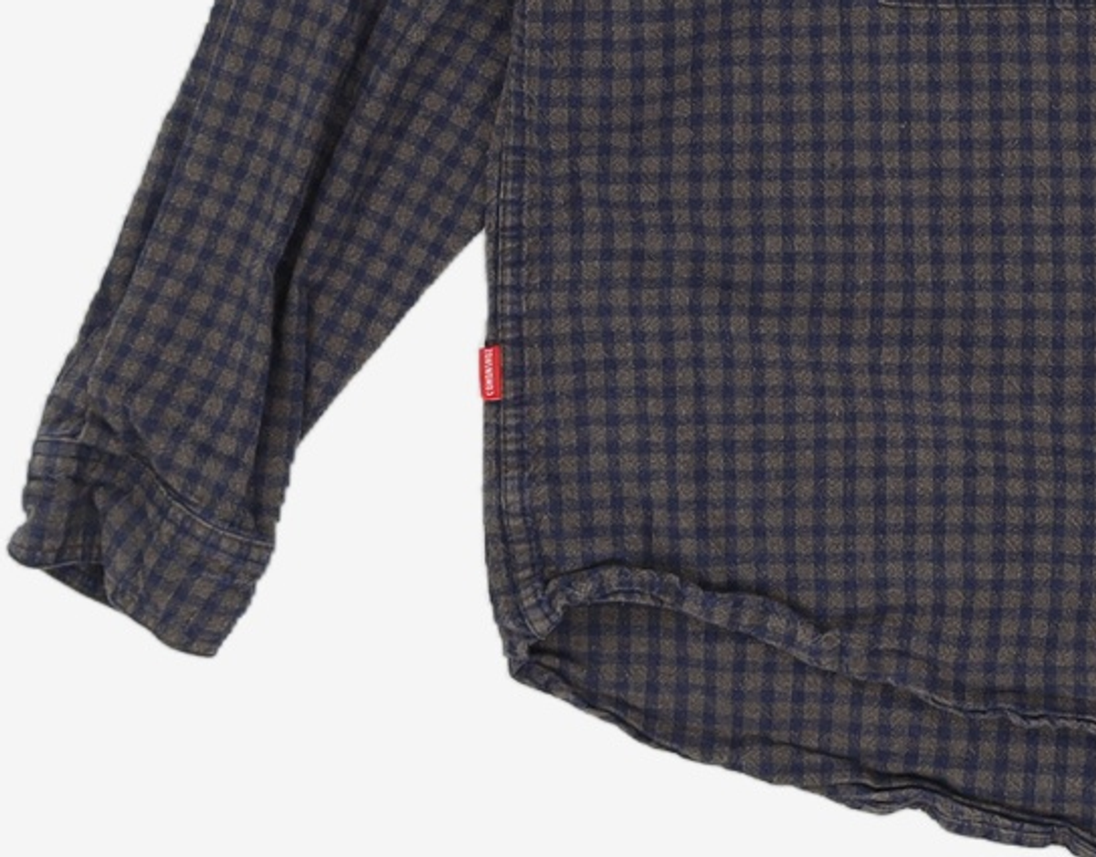 꼬모니노즈(COMONINOZ) NOZ COTTON SHIRT [CHECK] L