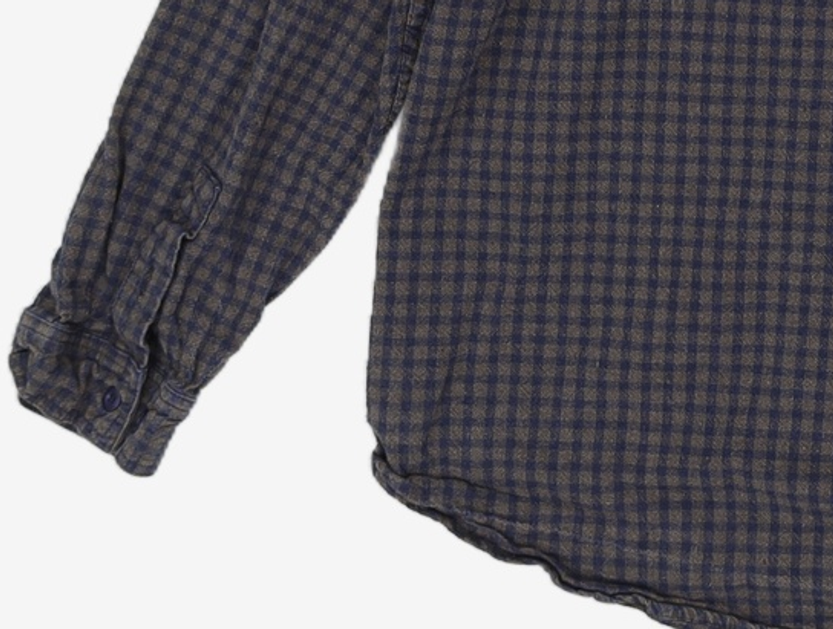 꼬모니노즈(COMONINOZ) NOZ COTTON SHIRT [CHECK] L