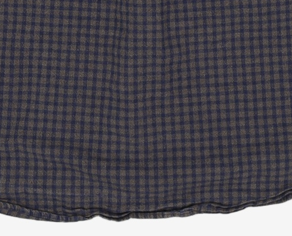 꼬모니노즈(COMONINOZ) NOZ COTTON SHIRT [CHECK] L