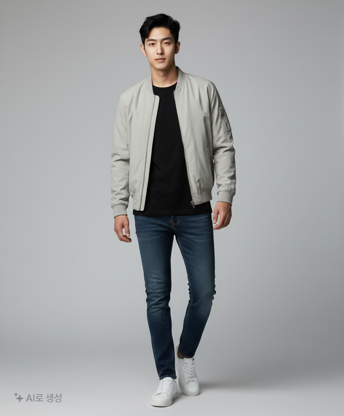 게스(GUESS) 항공 점퍼/블루종/MA-1 XL
