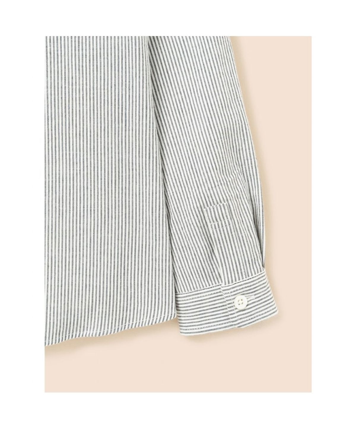 빈폴 키즈(BEANPOLE KIDS) 클래식 시어서커 루즈핏 셔츠  그린 (BI6764U03M)