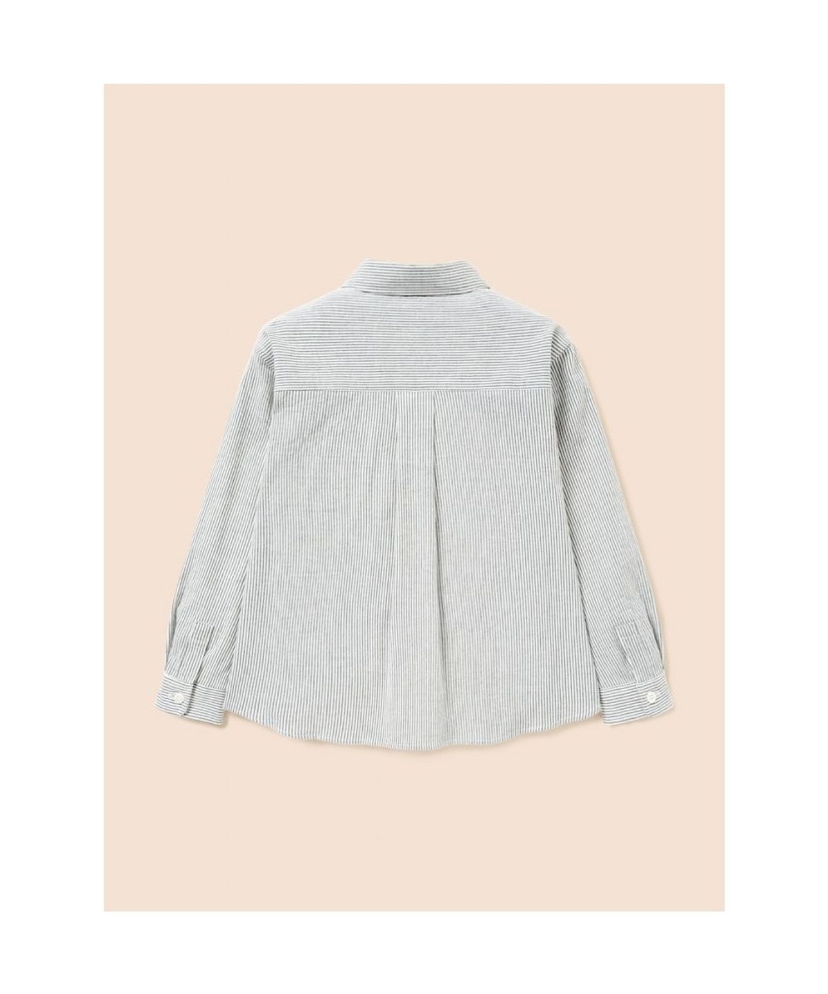 빈폴 키즈(BEANPOLE KIDS) 클래식 시어서커 루즈핏 셔츠  그린 (BI6764U03M)