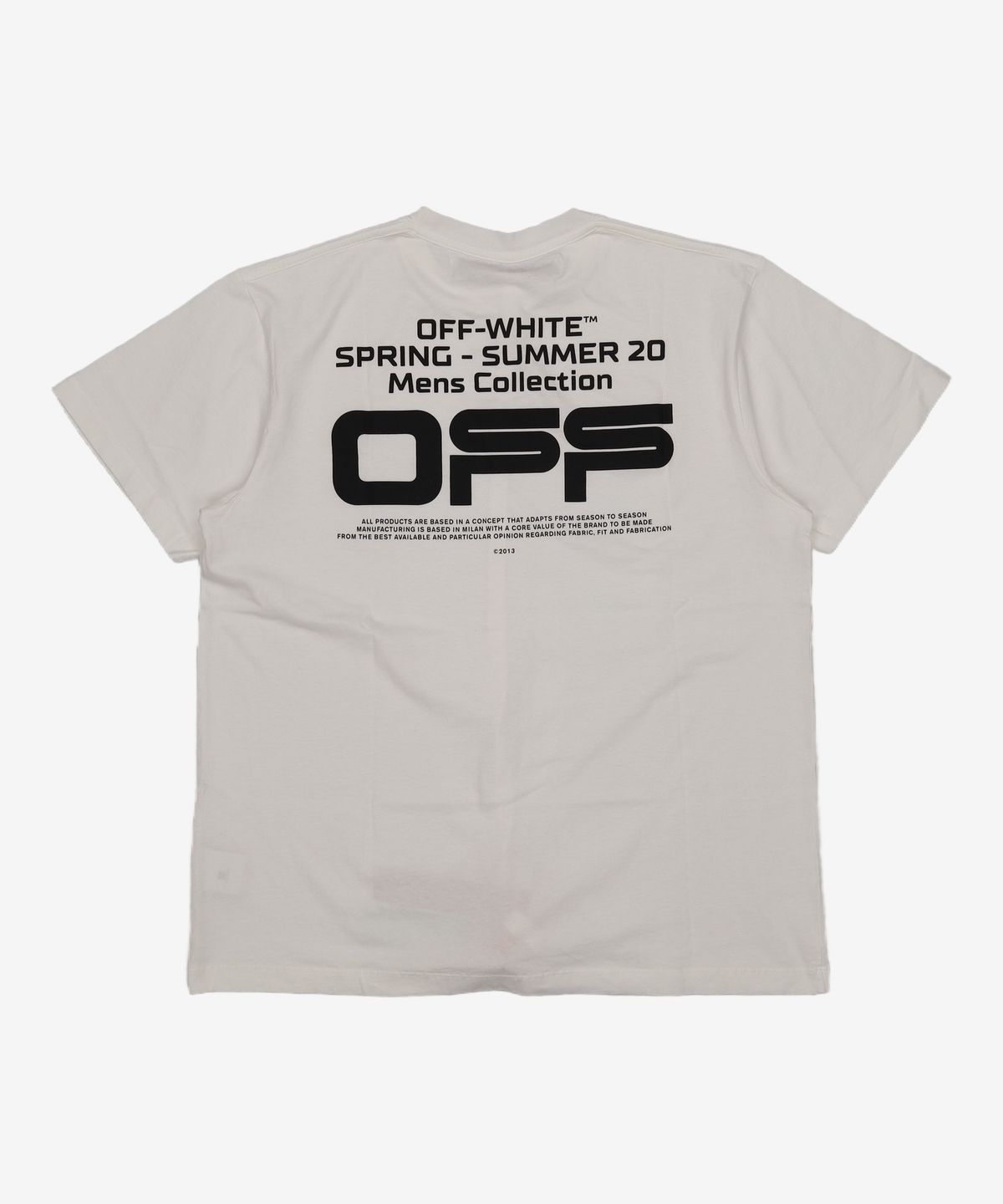 오프화이트(OFF-WHITE) 반소매 티셔츠 XS