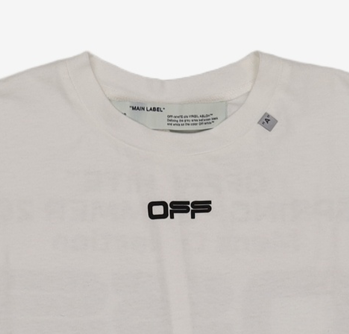 오프화이트(OFF-WHITE) 반소매 티셔츠 XS