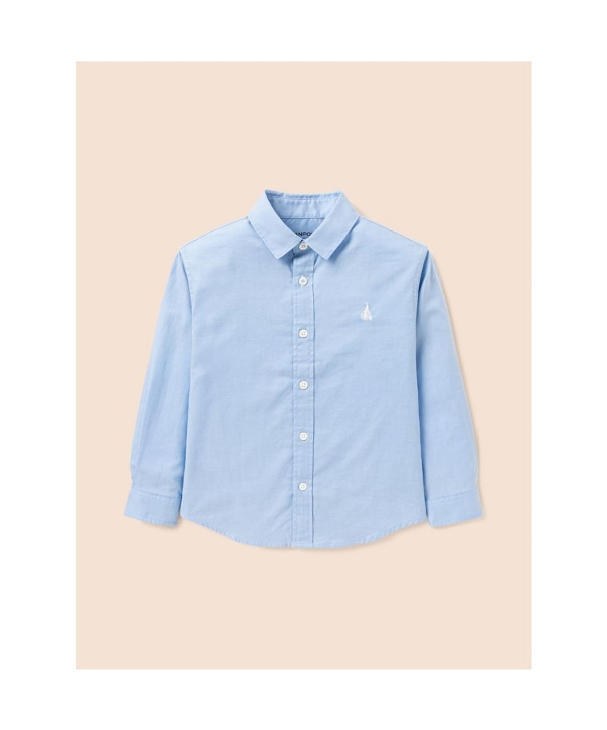 빈폴 키즈(BEANPOLE KIDS) [Essential] 옥스포드 셔츠 & 넥타이 세트  스카이 블루 (BI6764UE1Q)