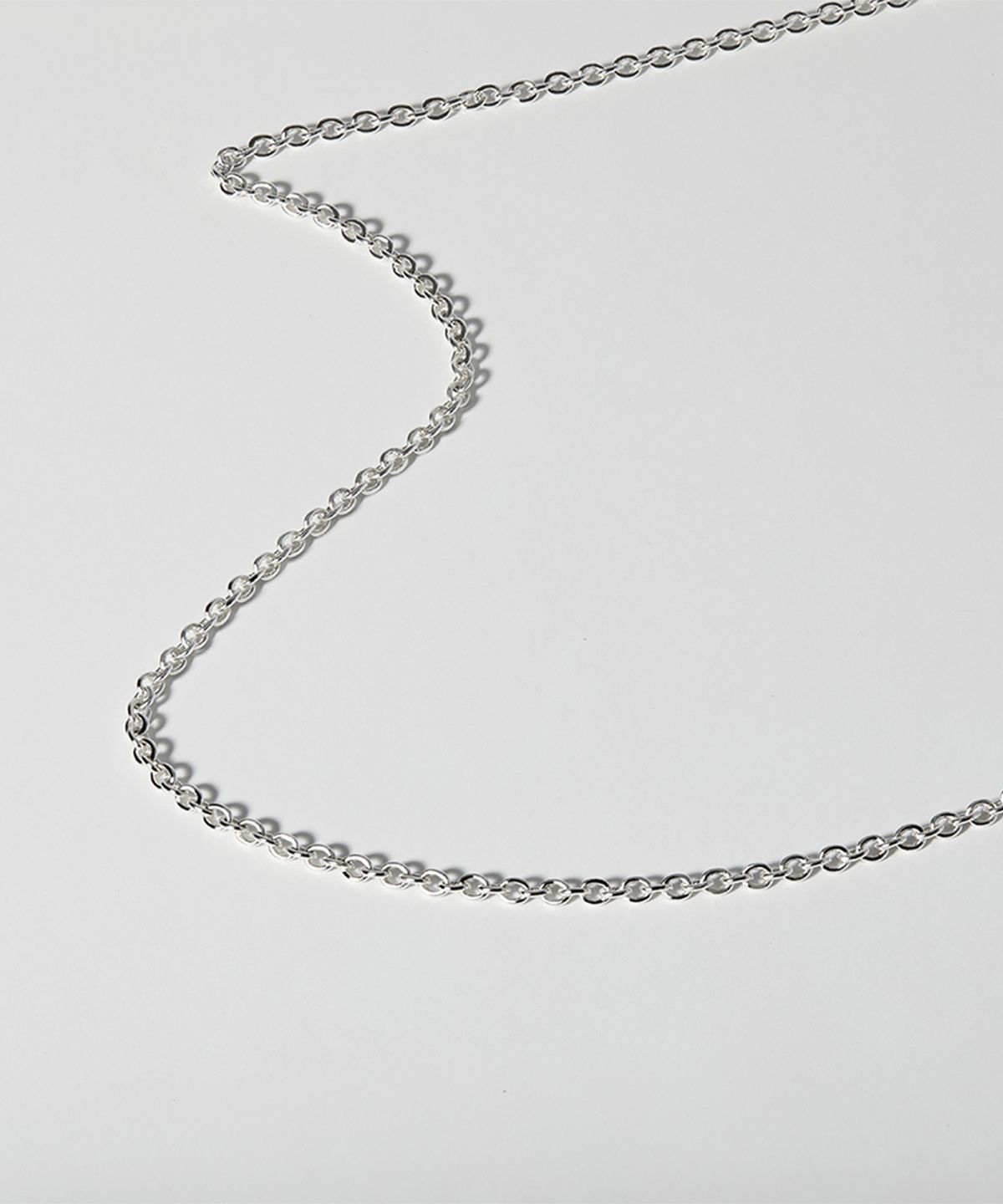 엘렌쥬얼리(HELENE JEWELRY) 실버 Silver 925 고방 체인 은 목걸이