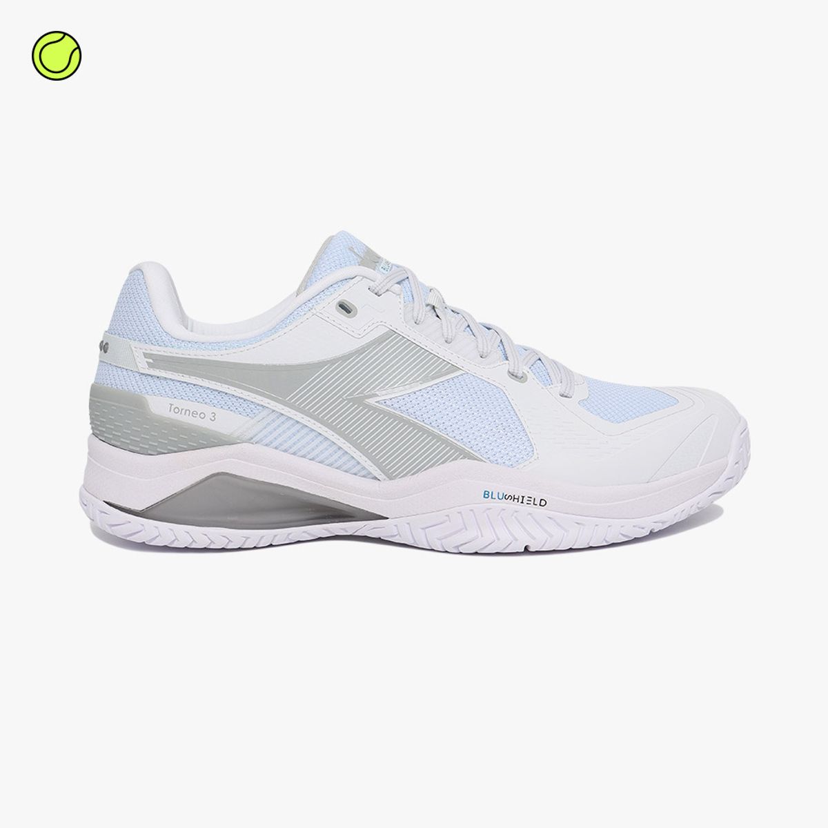 디아도라(diadora) 블루실드 토르네오 3 AG WHITE