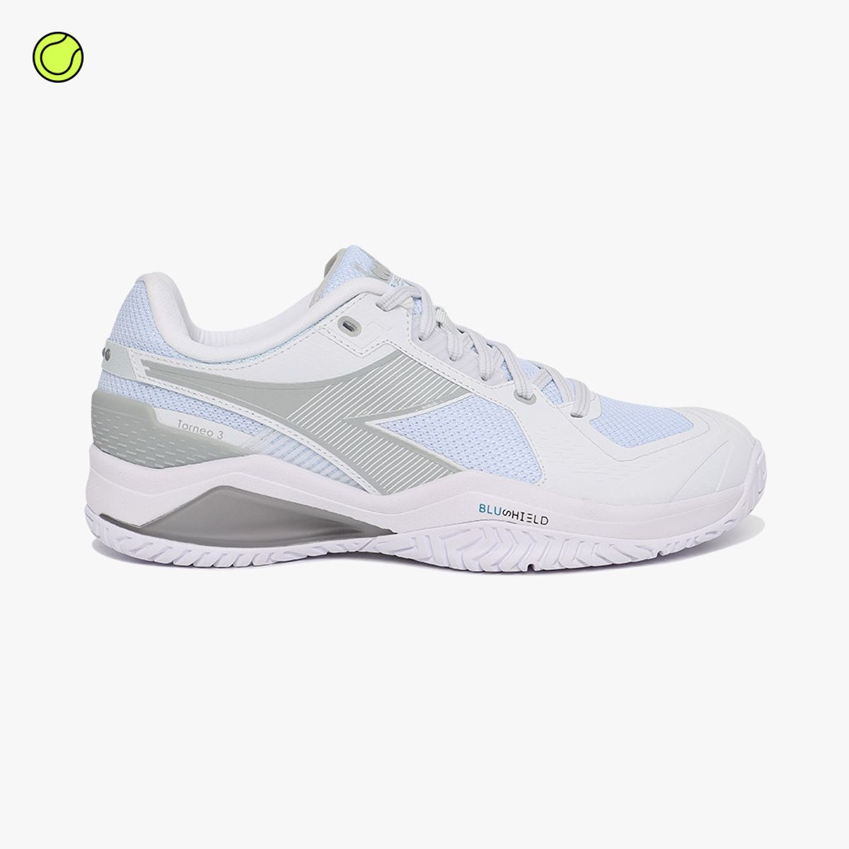 디아도라(diadora) 블루실드 토르네오 3 AG 우먼 WHITE