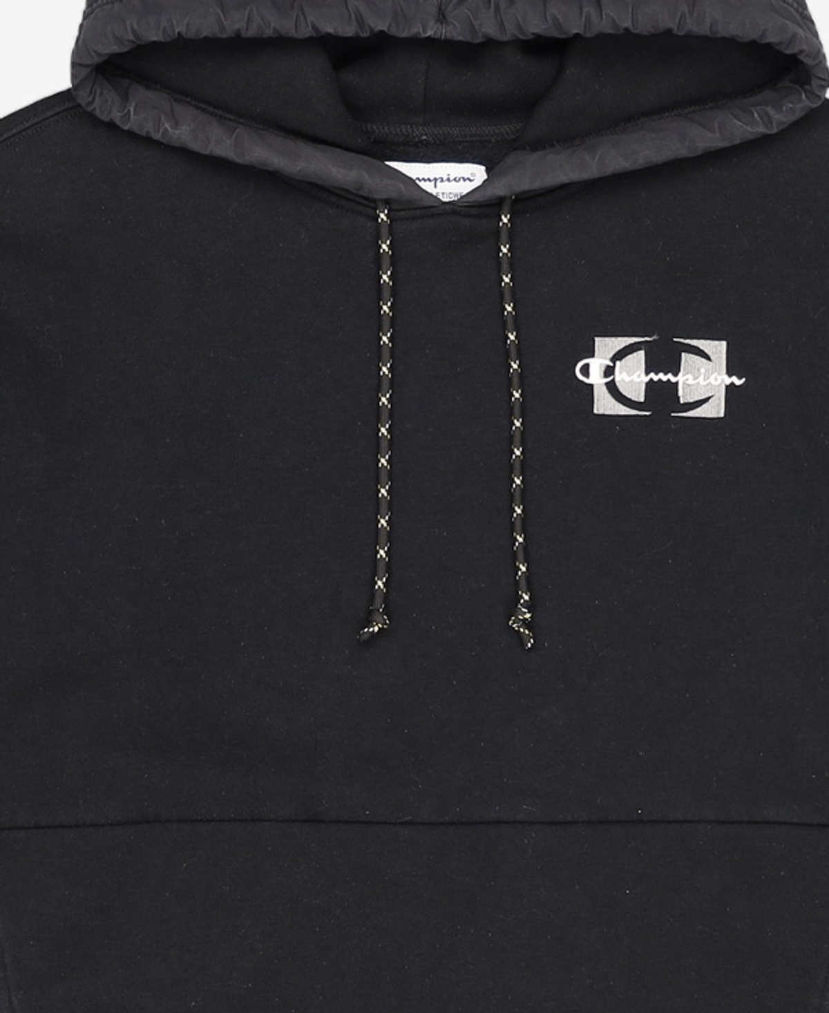챔피온(CHAMPION) [US] Urban Pursuits Ecofleece 기모 후드스웨트셔츠 (BLACK) CKTS1F611BK M